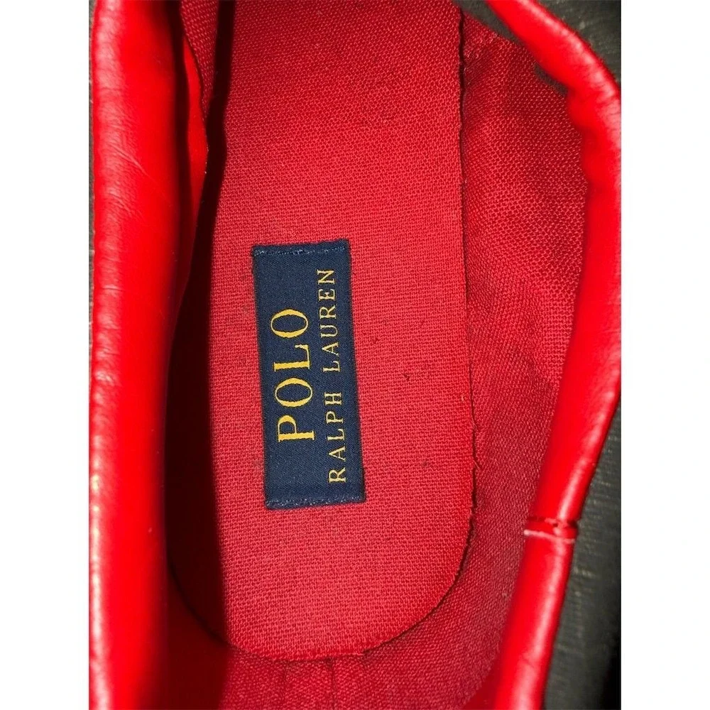 Polo Ralph Lauren Mens Vaughn Sneakers Dark Olive Size 11D Casual preppy ripstop